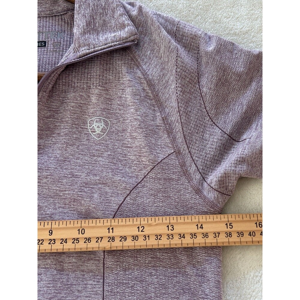 Ariat Tek Shirt Medium Baselayer Seamless Active Tennis Golf Heat Sun Protection - Picture 10 of 11